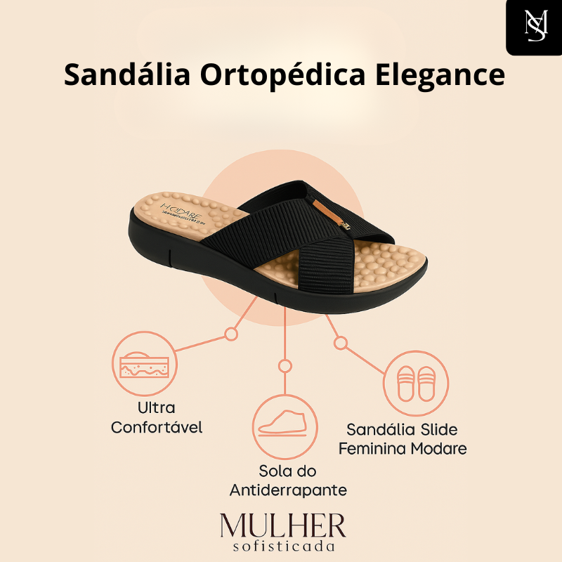Sandália Ms Confort Elegance