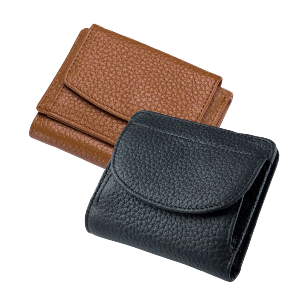 Carteira Feminina de Couro Anti-Roubo - Compre 1 leve 2