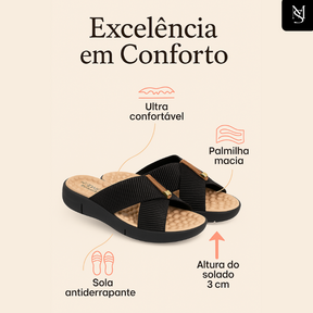 Sandália Ms Confort Elegance