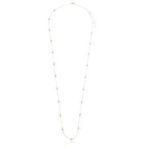 Colar Feminino Comprido com Zircônias