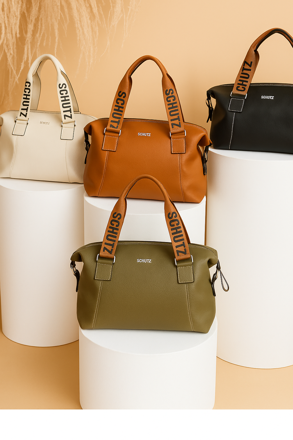 Bolsa Baú Ms Luxo 2 em 1 em Couro - Especial Dia das Mães