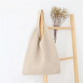 Bolsa Feminina Tote de Tricô