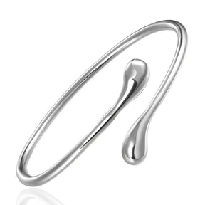 Pulseira Feminina de Aro com Pontas em Gota