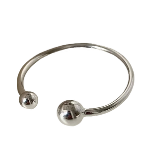 Bracelete Feminino Liso 2 Esferas