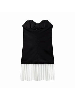 Vestido Mônaco | Tomara que caia plissado