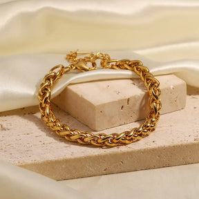 Pulseira Feminina Elos Entrelaçados