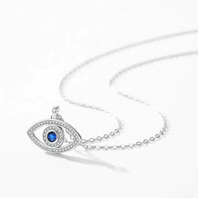 Colar Feminino de Prata Olho Grego
