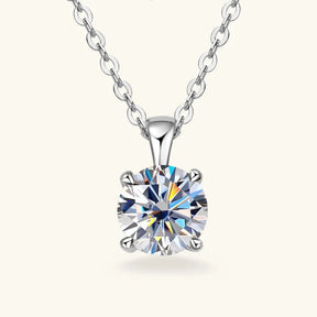 Colar Feminino Ponto de Luz com Moissanite