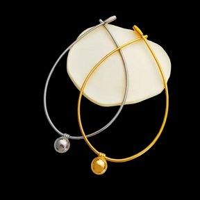 Gargantilha Feminina Choker com Pingente Bola