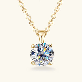 Colar Feminino Ponto de Luz com Moissanite