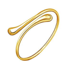 Pulseira Feminina de Aro com Pontas em Gota