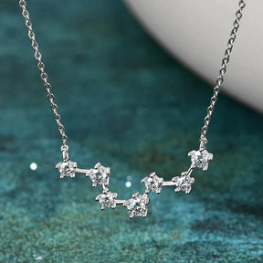 Colar Feminino Constelação Ursa Maior de Mossanite