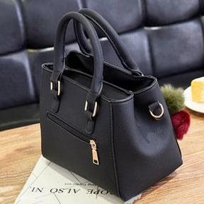 Bolsa Vintage Elegance em Couro