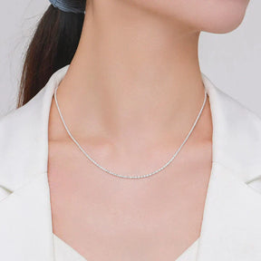 Colar Feminino de Prata Reflexo das Estrelas