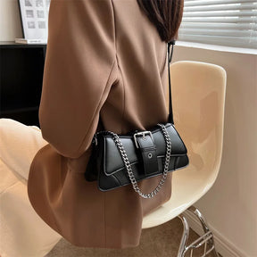Bolsa Lady Flap com Corrente Luxuosa