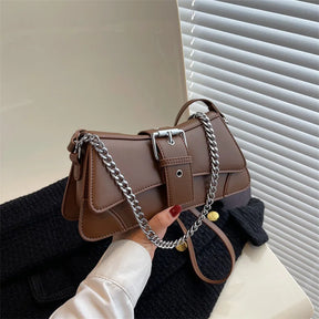 Bolsa Lady Flap com Corrente Luxuosa